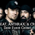 Volbeat & Anthrax at the Dow Event Center!