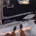 Watch This Guy Jump Off an Eight-Story Building Without a Parachute