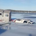 Watch This Cadillac Escalade Fall Through the Ice On Lake Michigan